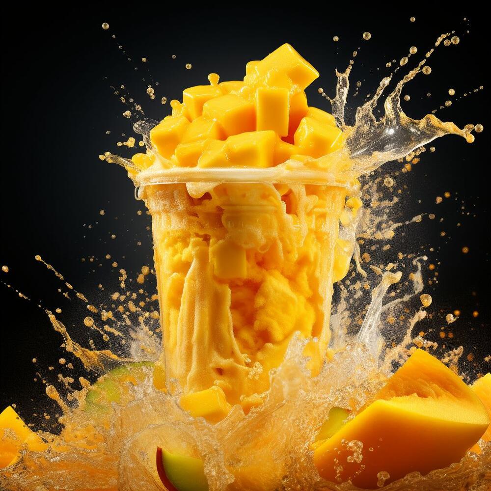 Mango Slushie Tea