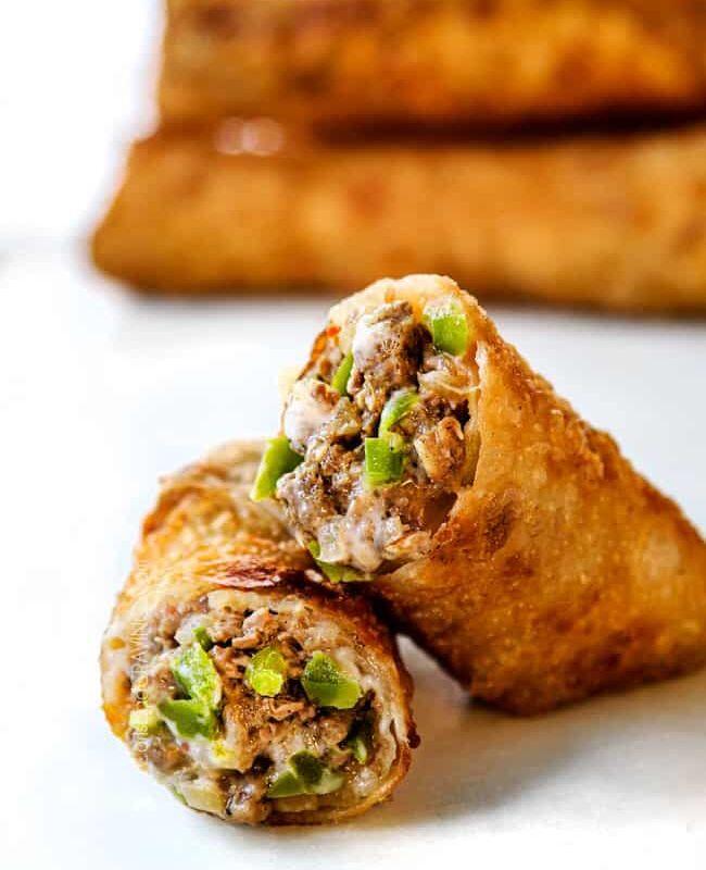Cheese Steak Egg Roll